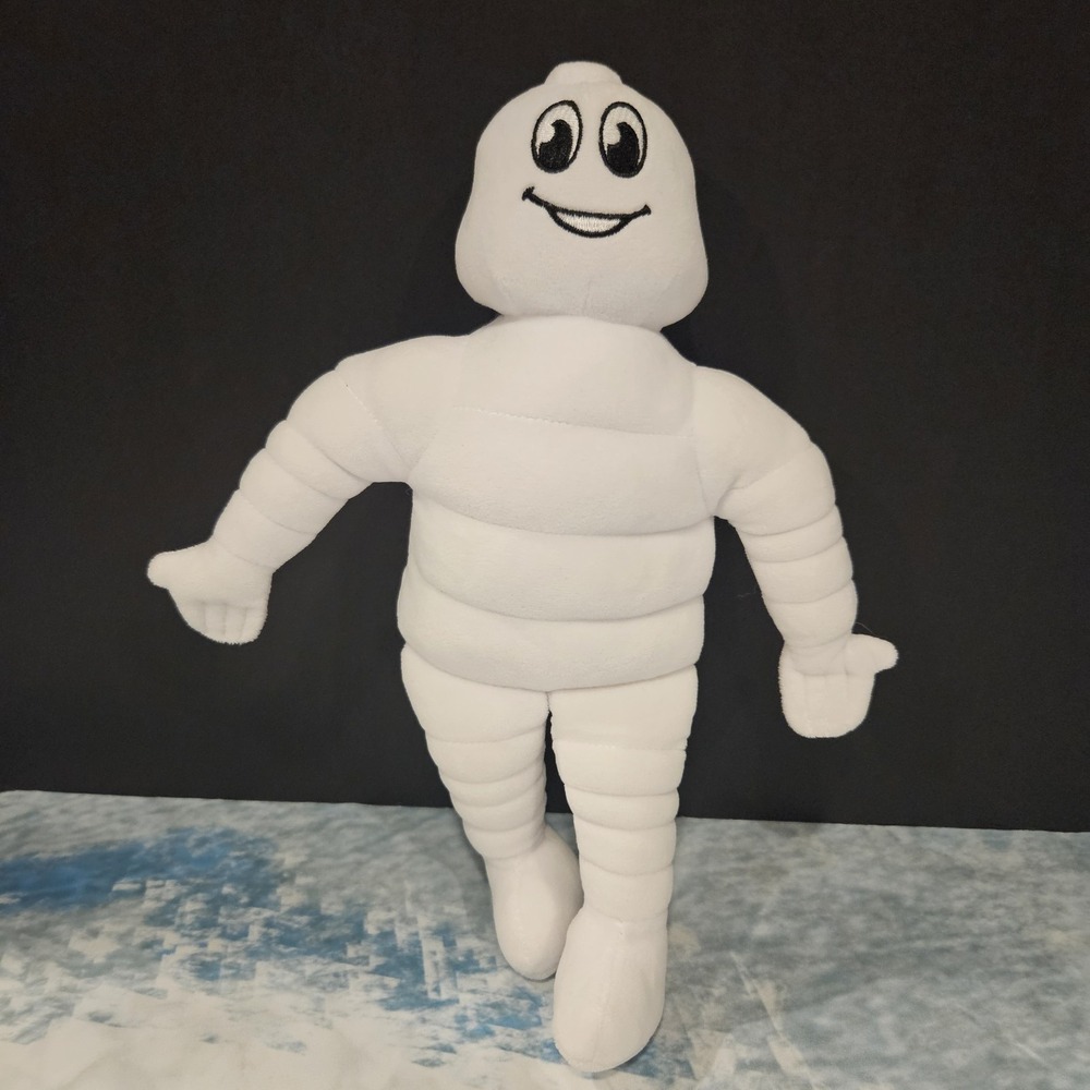 2019 Michelin Man Bibendum Plush 13"‎ Advertising Mascot Stuffed Toy